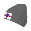 MULIHU Flag of East Anglia Beanie Hat for Men Women Winter Warm Knit Hats Ski Hat Skull Cap Deep Heather view 1