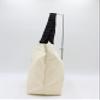 MLB Canvas Tote Bag, Dodgers Ivory  Black view 4