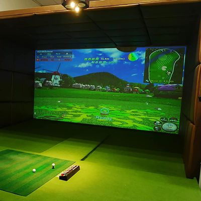 Golf Simulator Impact Screen, Impact-Resistant, Sound-deadening Cloth, for Golf Training, Can Be Used As Impact Screen, Projection Screen, and Baffle Net.