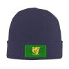 Erin Go Bragh Banner Beanie Hat for Men Women Winter Warm Knit Hats Ski Hat Skull Cap Navy Blue view 2