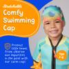Cheekaaboo Kids Swim Cap | Soft Stretch Spandex Quick-Dry Fabric | Comfortable Toddler Swimming Cap for Boys & Girls 2-8 Years view 2