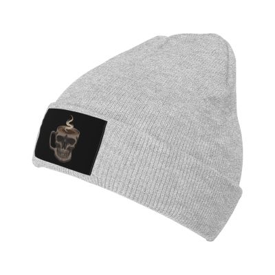 MULIHU Skeleton Coffee Cup Beanie Hat for Men Women Winter Warm Knit Hats Ski Hat Skull Cap