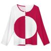 Greenland Flag Long Sleeved Top Women's Tops Casual Shirts Fall Long Sleeve Shirt L view 1