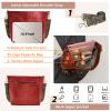 Huwzder Hobo Bags Vegan Leather Crossbody Bag Guitar Strap Shoulder Purses with Zipper Handbags for Women (Red) view 3