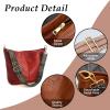 Huwzder Hobo Bags Vegan Leather Crossbody Bag Guitar Strap Shoulder Purses with Zipper Handbags for Women (Red) view 4