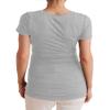KIM S 3 Pack Maternity Basics - Large Gray/White/Black Shirts Timeless Styles for Baby Showers view 4
