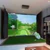 118"X157"HD Sound Insulation Golf Simulator Screen, Portable Projector Screen Reflective Fabric Cloth, for Home Golf Training, Golf Driving Net Fireproofcloth(Noise-absorbingcloth) view 2