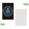 ASEDFGT Seal of The U.S. Defense Intelligence Agency Golf Towel 16 x 24 Inch Golf Towels for Golf Bags Polyester Golf Towel with Carabiner Clip Men and Women Golf Accessories view 2