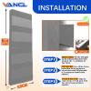 VANCL Gym Wall Padding 2'' x 6'' Wall Mats for Gym Basketball Wall Padding 2" Thick Foam Pad Wall Protection Pads for Safety Light Grey Wall Pad[2 Pack] view 2