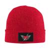 MULIHU A Heart with Wings Beanie Hat for Men Women Winter Warm Knit Hats Ski Hat Skull Cap Red view 2