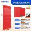 VANCL Gym Wall Padding Mats for Gym Basketball Wall Padding 2" Thick Foam Gym Padding Wall Protection Pads for Safety Red Wall Padding[6 Pack] view 2