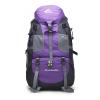 EKsma Hiking Backpack 50L Lightweight Waterproof Mountaineering Bag Durable Outdoor Sports Backpack Mountaineering Camping Fishing Travel Riding(Purple) view 1