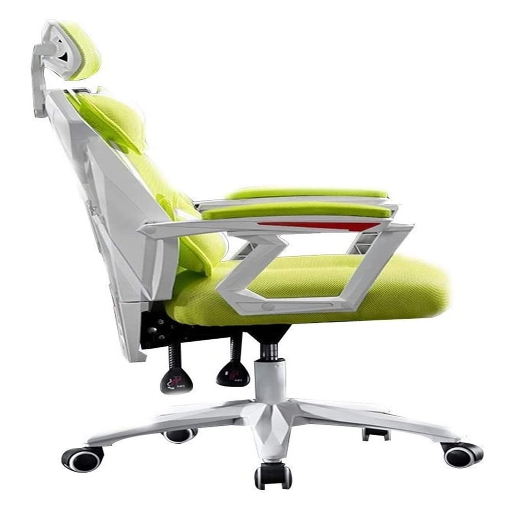 Office Chair E-Sports Chair Reclining Ergonomic Racing Chair Computer Chair High Back Executive Chair Office Chair Lift Swivel Chair Chair (Color : Green) Needed