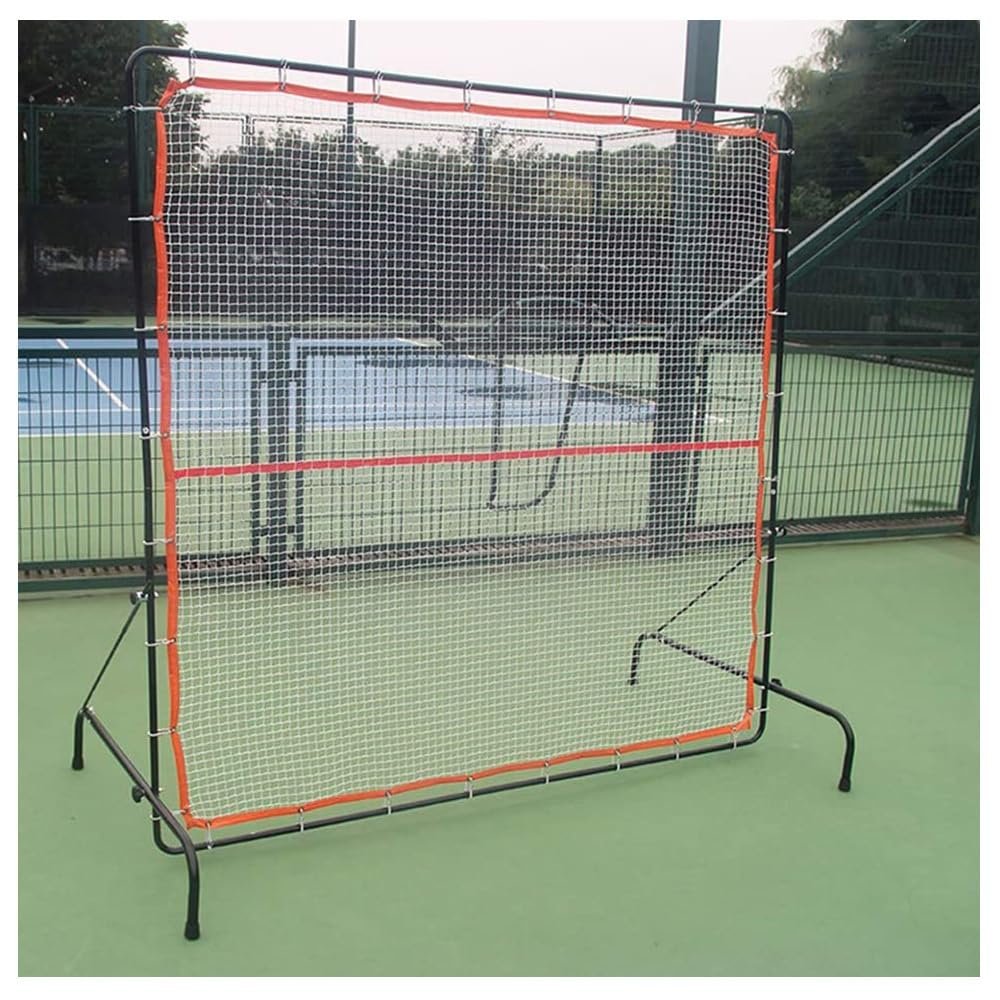 Durable Foldable Tennis Rebound Net Portable Tennis Rebounder, Excellent Tennis Training, Rebound Wall for Tennis & Racquet Sports Ball Backboard, 6.7 X 6 Feet