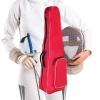 G GUFAMILY Sword Bag Fencing Bag,Waterproof Epee Bag, Fencing Equipment,Suitable For All Kinds Of Fencing Epee,Including Foil,Saber,Large Capacity,Lightweight and Easy to Maneuver,Red view 1