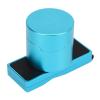 Magnetic Billiard Chalk Holder Universal Aluminum Powder Box with Clip Octagonal Design for Pool Cues Blue view 3