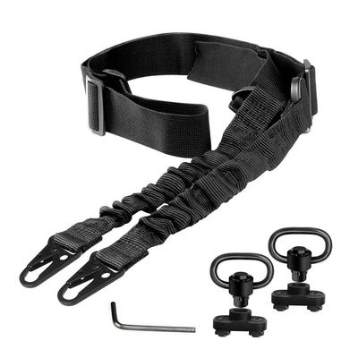 2 Point Sling Adjustable Strap Two Points Sling with 2 Sets of Quick Release Ring Buckles and Small Wrench
