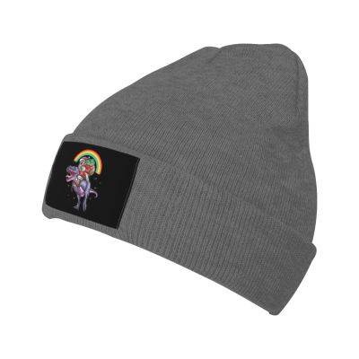 MULIHU Santa Claus Riding Dinosaur Beanie Hat for Men Women Winter Warm Knit Hats Ski Hat Skull Cap