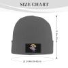 MULIHU Santa Claus Riding Dinosaur Beanie Hat for Men Women Winter Warm Knit Hats Ski Hat Skull Cap view 3