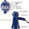 KrrNFYSG Megaphones Rugged Megaphone Speaker Portable Bullhorn Speaker Police with Siren Sounds Kids Role Play Toy Handheld Megaphone Clearer view 3
