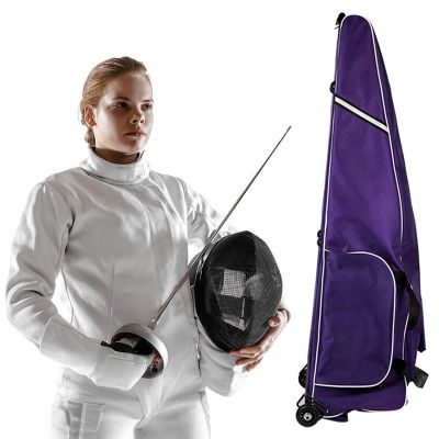 G GUFAMILY Bag for Equipment,Fencing Long Sword Storage Bag,Portable Fencing Bag with Handle and Shoulder Strap Made of waterproof oxford cloth,Holds longsword, fencing mask, jacket,A2