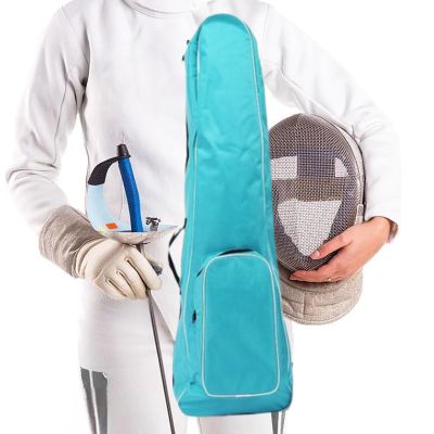 G GUFAMILY Sword Bag Fencing Bag,Waterproof Epee Bag, Fencing Equipment,Suitable For All Kinds Of Fencing Epee,Including Foil,Saber,Large Capacity,Lightweight and Easy to Maneuver,Lake blue