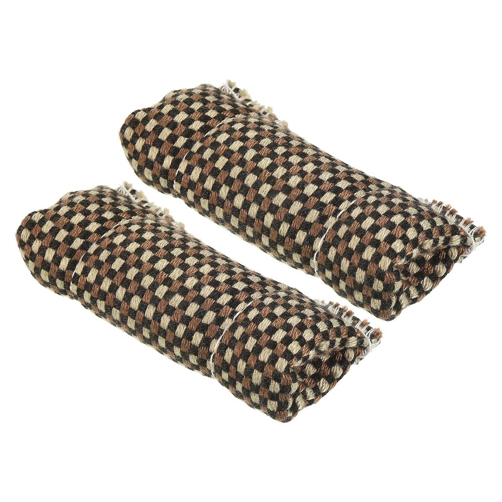 PATIKIL Billiard Cue Cleaner, 2 Pack Pool Cue Shaft Cleaner Cloth Snooker Shaft Burnisher Cleaning Tool Towel Cloth for Billiards Cue Cleaning, Brown