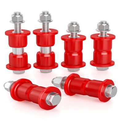 HOWBOW Ezgo RXV Suspension Bushing Kit include Hardware, Front A-Arm Polyurethane Bushings and Sleeves for 2008+ EZGO RXV Golf Cart Gas & Electric-Replaces OE#608086 601340 602085 601754 602415 600525