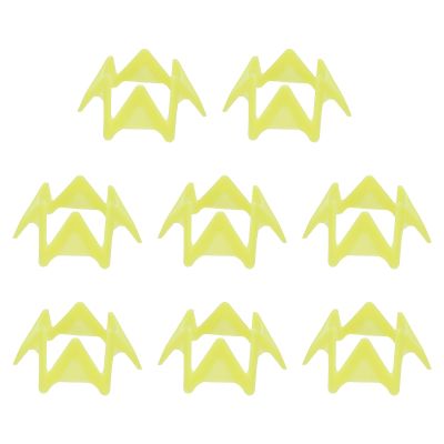 PATIKIL Plastic Golf Tees, 12 Pack 1.8 Inch Golf Simulator Tee Golf Mat Tee Practice Training for Winter Turf Outdoor Indoor Driving Range Hitting Mat, Yellow