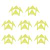 PATIKIL Plastic Golf Tees, 12 Pack 1.8 Inch Golf Simulator Tee Golf Mat Tee Practice Training for Winter Turf Outdoor Indoor Driving Range Hitting Mat, Yellow view 1