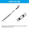 PATIKIL Golf Beads Score Counter, Golf Stroke Counter Beads with Clips Golf Accessories for Women Men Golfer Strokes Count, White/Black view 4
