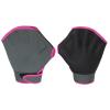 PATIKIL Webbed Swimming Gloves, 1 Pair Swim Gloves Aquatic Fitness Water Resistance Aerobics Gloves for Women and Men Swimming Diving, Gray/Rose Red, S view 1
