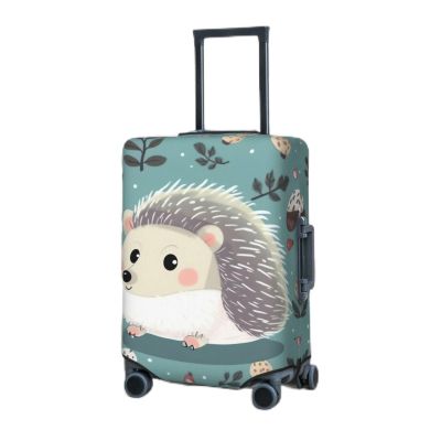 RLDOBOFE Travel Luggage Cover for Suitcase Elastic Suitcase Protector Cute cartoon hedgehog Suitcase Covers Washable Suitcase Protective Cover Dust-proof Luggage Covers Fit 18-32 Inch Luggage