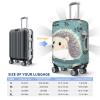 RLDOBOFE Travel Luggage Cover for Suitcase Elastic Suitcase Protector Cute cartoon hedgehog Suitcase Covers Washable Suitcase Protective Cover Dust-proof Luggage Covers Fit 18-32 Inch Luggage view 2