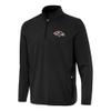 Antigua Men's Black Baltimore Ravens Perilous Quarter-Zip Pullover Top view 1