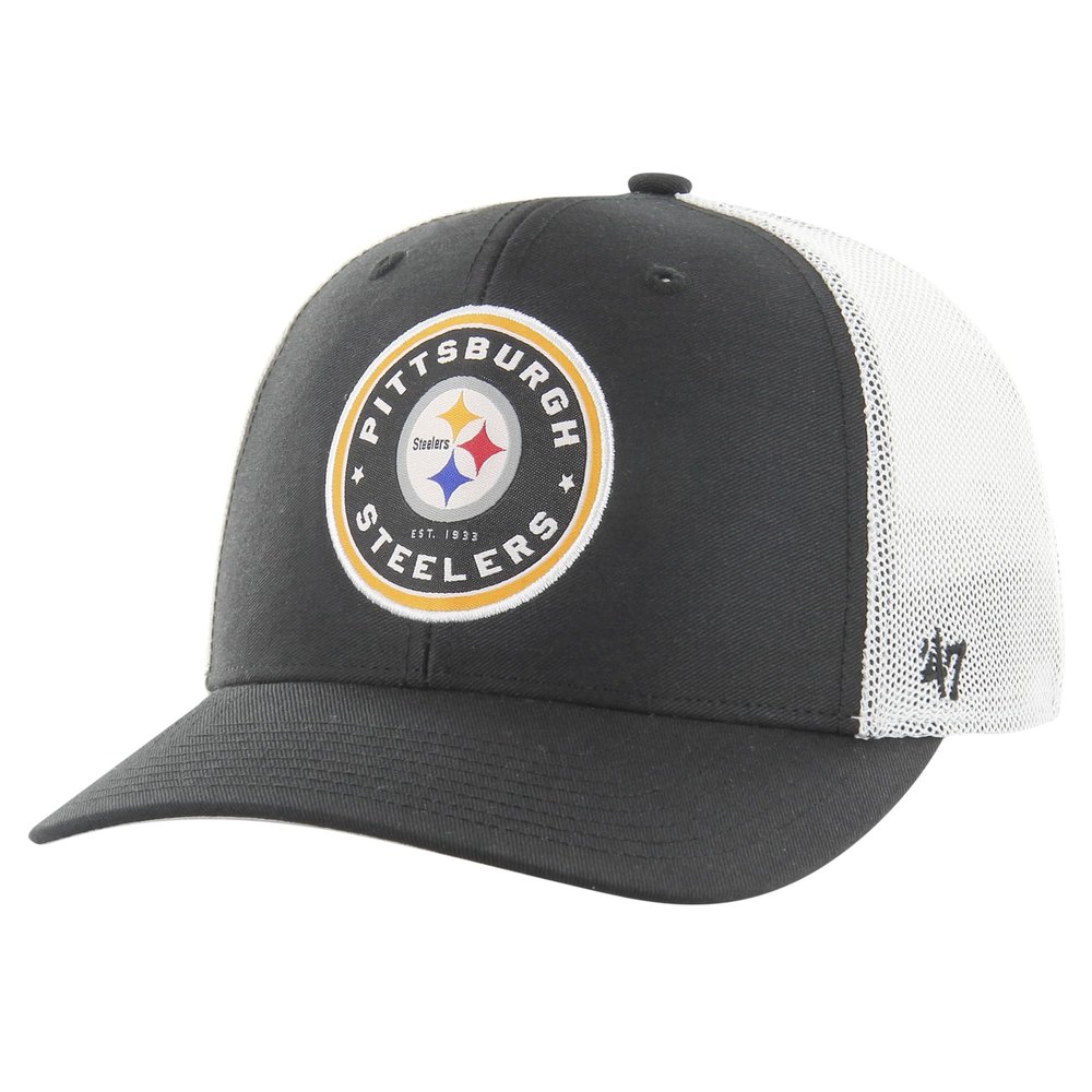 47 Men's Black Pittsburgh Steelers Disclose Trophy Stretch Fit Hat