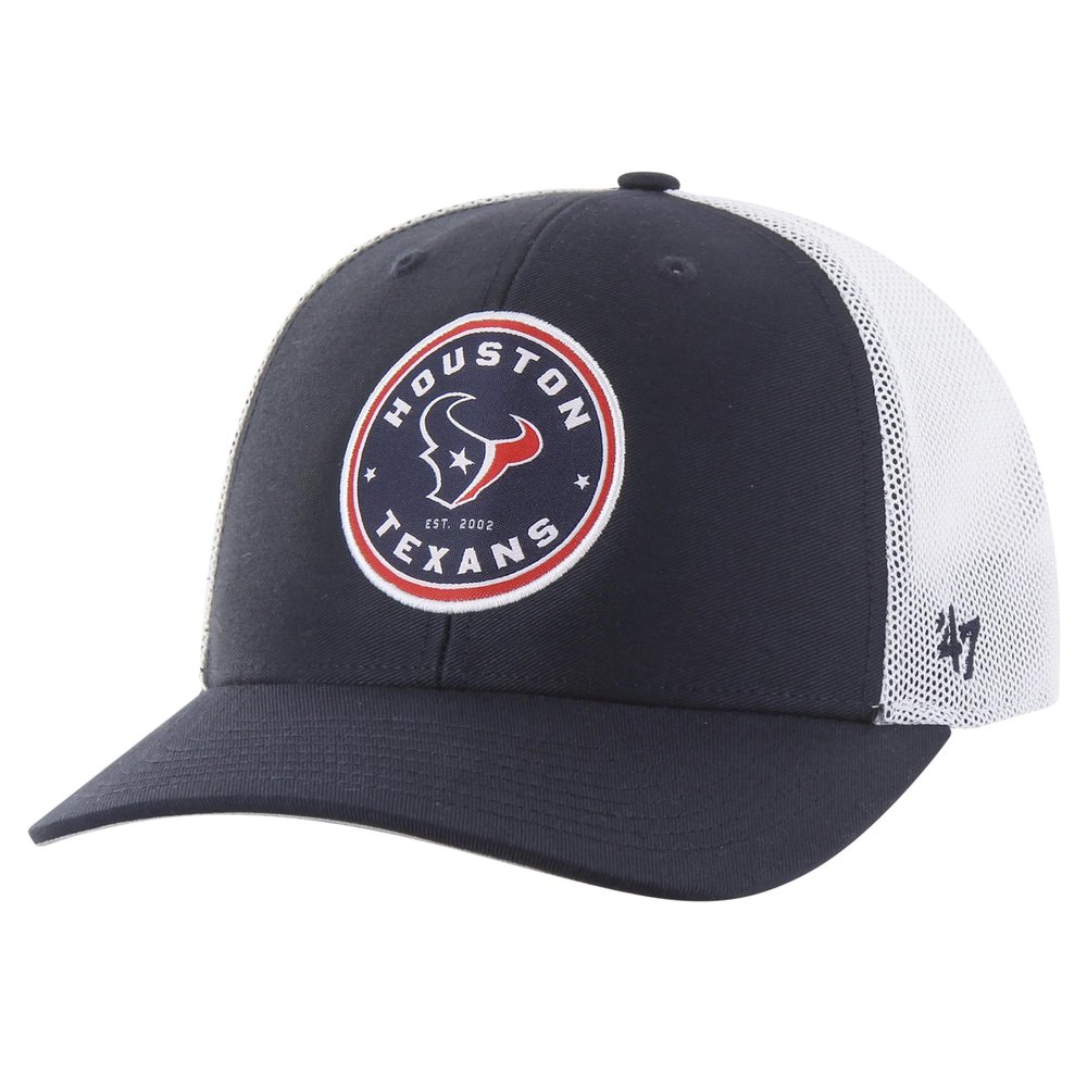 47 Men's Navy Houston Texans Disclose Trophy Stretch Fit Hat