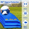 Trampoline Pad Replacement, 6/8/10/12/14/15/16ft Trampoline Spring Cover, Waterproof Tear-Resistant Trampoline Surround pad for Round Frames(Green,16ft) view 2