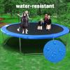 Trampoline Pad Replacement, 6/8/10/12/14/15/16ft Trampoline Spring Cover, Waterproof Tear-Resistant Trampoline Surround pad for Round Frames(Green,16ft) view 4