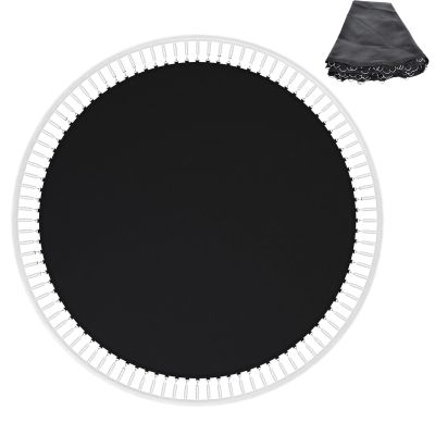 Trampoline Replacement Jumping Mat with V-Rings, Waterproof Round Jumping Mats, Bounce Safely Mat for 6/8/10/12/13/14/15/16ft Trampoline(10ft 56rings)