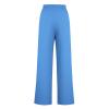 Womens Wide Leg Sweatpants Casual High Waist Drawstring Soild Color Straight Leg Pants Loose Fit Joggers Fall Trouser view 3
