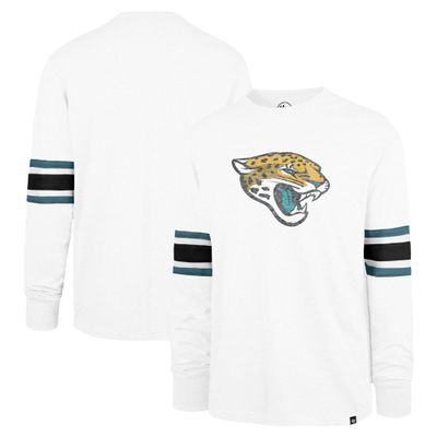 47 Men's White Jacksonville Jaguars Gridiron Premier Brex Long Sleeve T-Shirt
