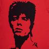 Men's David Bowie 1973 Monochrome T-Shirt X-Large Red view 2