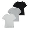 Polo Ralph Lauren Boys' Multi-Pack Short Sleeve Undershirt, Black/Grey 3-Pack view 1