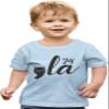 2T Light Blue Toddler Cat Face Comma La Toddler T-Shirt