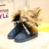Women's Faux Fur Winter Snow Boot Suede Furry Fluffy Short Ankle Boots Warm Comfortable Outdoor Flat Mid-Calf Boots view 4