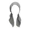 3 Pcs Headwear Pretied Head Scarves for Women Featuring Lightweight Crimped Material and Attractive (Black+Grey+Blue, One Size) view 3