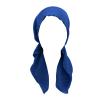3 Pcs Headwear Pretied Head Scarves for Women Featuring Lightweight Crimped Material and Attractive (Black+Grey+Blue, One Size) view 4