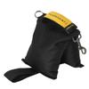 Flashpoint 15 lbs Water-Resistant Cordura Nylon Saddle Shot Bag, Black view 1