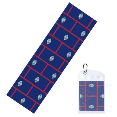 AWESOWE Flag of Guam Cooling Towels for Neck and Face 40"x12" Ice Towel Microfiber Soft Breathable Cooling Towels for Yoga Golf Sports Gym Running